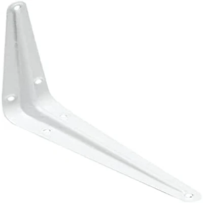 Image of Merriway BH05452 (4 Pcs) London Style Shelf Brackets 100 x 75mm 3 Inch) White Pack of 4 Pieces