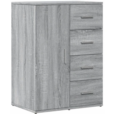 Image of vidaXL Sideboard Grey Sonoma 59x39x80 cm Engineered Wood
