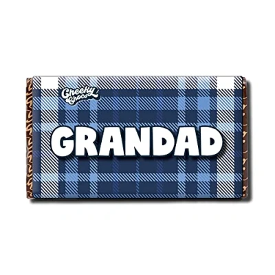 Image of Grandad Chocolate Bar with Novelty Joke Wrapper Funny Rude Gift Birthday Present (Chocolate Included)