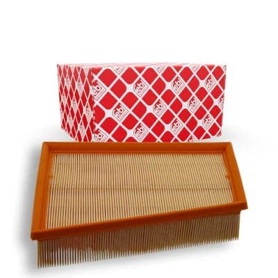 Image of 8200166615, 8200371661, 8200378889 Air Filter FEBI BILSTEIN 30984 56mm 190mm 243mm Insert RENAULT: MEGANE 2, SCENIC 2