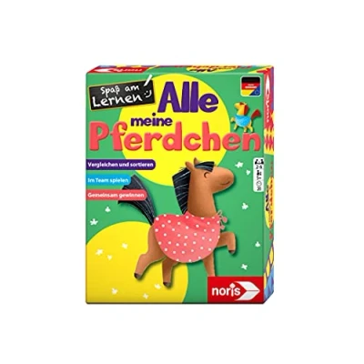 Image of Noris 606071865 Fun, Cooperative Horse Game with Learning Character, from 5 Years, Multicoloured