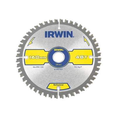 Image of Irwin Multi Material Circular Saw Blade 160 x 20mm 48T TCG