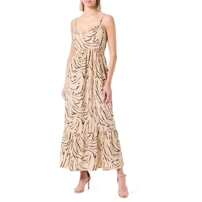 Image of Pieces Pcsade Strap Maxi dress, Women&#039;s, Size: Medium, Brown
