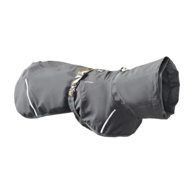Image of Hurtta Mudventure ECO Dog Coat, BlackBerry, 16 in