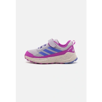 Image of Adidas Terrex Trailmaker 2 Hiking Trail running shoes for kids, Size: 6, Silver dawn/semi blue/purple burst Synthetics/textile