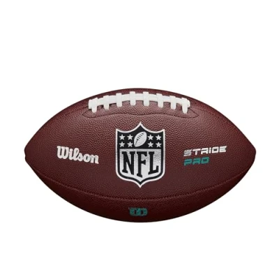 Image of Wilson American Football NFL Stride Pro Eco, Gen green, Mixed leather, Official size, Brown