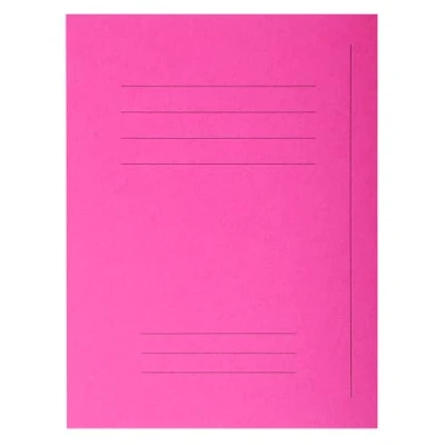 Image of Exacompta Ref 435020E Forever Printed Square Cut Folder 240 x 320mm in Size, Suitable for Storing A4 Documents, Made from 220gsm Recycled Card Pink (Pack of 50)