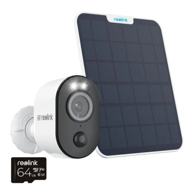 Image of REOLINK Argus 3 Ultra 4K HD WiFi Security Camera with Solar Panel White, White