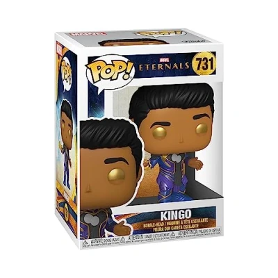Image of Funko POP! Marvel: Eternals Kingo Marvel Comics Collectable Vinyl Figure Gift Idea Official Merchandise Toys for Kids &amp; Adults Comic Books Fans Model Collectors and Display