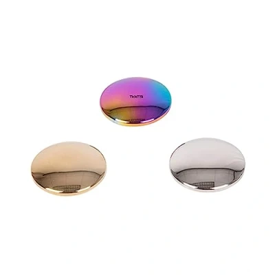 Image of TickiT 72257 Sensory Reflective Sound Buttons, 6.5cm D,Gold