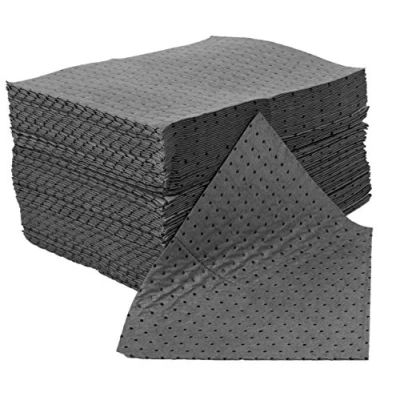 Image of Pack of 20 General Purpose Maintenance Universal Absorbent Medium weight Spill Pads Each pad absorbs approx 0.85Litre