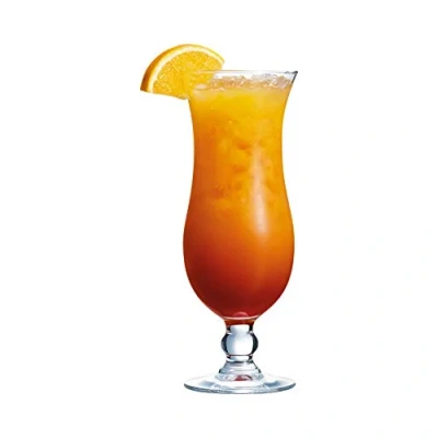 Image of Arcoroc 54584 Hurricane Cocktail Glass, 440mL Capacity, Pack of 6