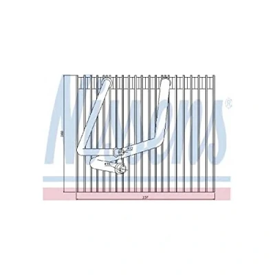 Image of VD4189 Evaporator NISSENS 92270