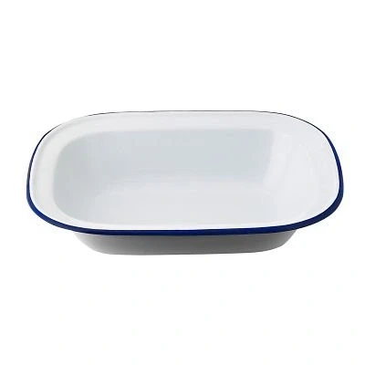 Image of lakeland Traditional Enamel 18cm Oblong Pie Dish