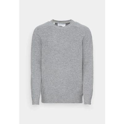 Image of Selected Homme Slhnewcoban CREW NECK Jumper, Men&#039;s, Size: Large, Medium grey melange