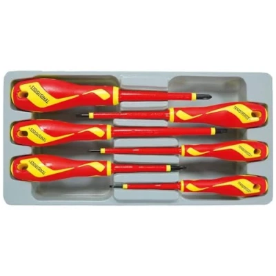 Image of Tengtools MDV906N Insulated Screwdriver Set of 6