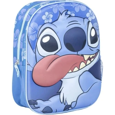 Image of CERDÁ LIFE&#039;S LITTLE MOMENTS Unisex Kid&#039;s Children&#039;s 3D Stitch Backpack, Blue, Small