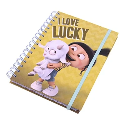Image of Despicable Me I Love Lucky Spiral A5 Notebook