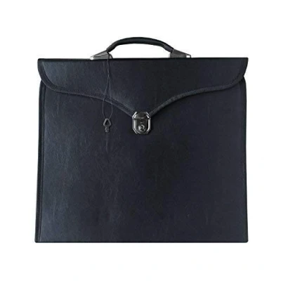 Image of Masonic Regalia MM/WM Apron File Case (Hard Handle Black) MB001