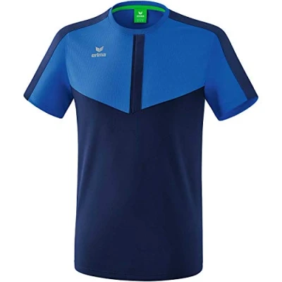 Image of Erima Squad Function T Shirt New Royal/New Navy, 3X Large