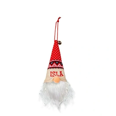 Image of History &amp; Heraldry Light Up Gonk Pre personalised Christmas Hanging Decoration Isla 00269860376