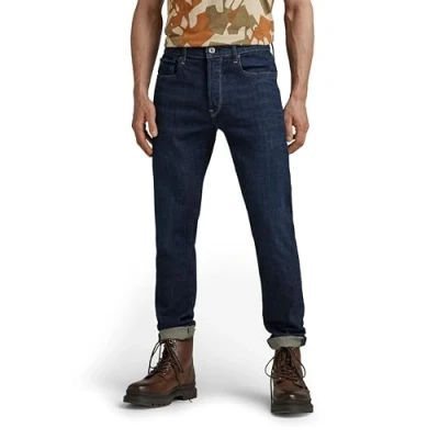 Image of G Star Men&#039;s 3301 Slim Jeans, Blue (worn in deep marine 51001 B767 C602), 35W / 36L
