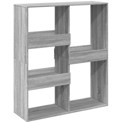 Image of vidaXL Room Divider Grey Sonoma 100x33x115 cm Engineered Wood