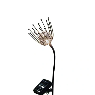 Image of Noma Solar Single Thistle Flower Stake Light
