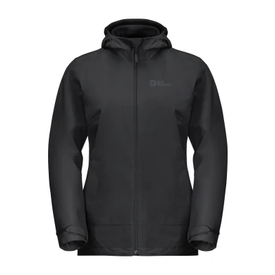 Image of Jack Wolfskin Moonrise 3IN1 Outdoor jacket, Women&#039;s, Size: Medium, Black