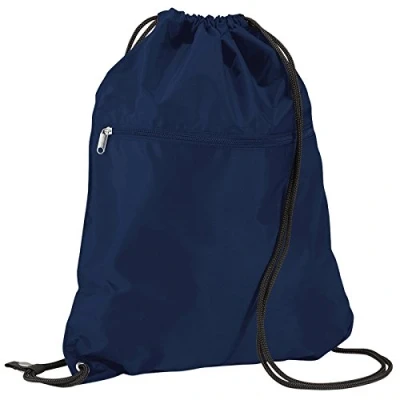 Image of Quadra New Classic Senior Pe Gymsac Bag With Zip Pocket French Navy One Size