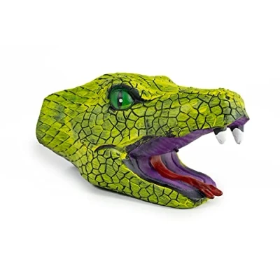 Image of HGL SV15087 Snake Hand Puppet, Green, Medium