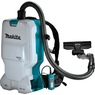 Image of Makita DVC660Z Twin 18V (36V) Li ion LXT Brushless Backpack Vacuum Cleaner Batteries and Charger Not Included
