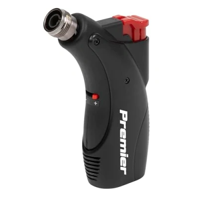 Image of Sealey Premier Micro Butane Hot Air Blower/Heating Torch with Heat Shrink Tube, Dual Action, Flameless AK2974