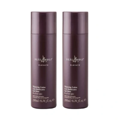 Image of Neal &amp; Wolf Elevate Volumising Lotion Duo 2 x 200ml