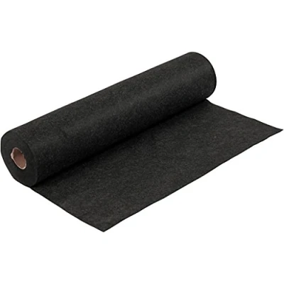 Image of Craft Felt, W: 45 cm, black, textured, 5m