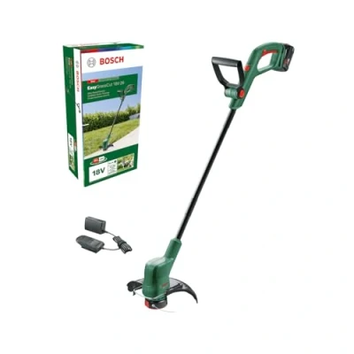 Image of BOSCH EasyGrassCut 18V 26 Cordless Grass Trimmer with 1 battery Green