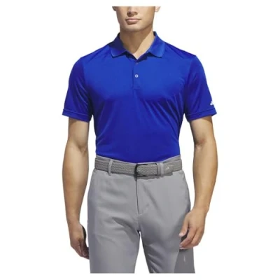 Image of adidas Men&#039;s Core Performance Primegreen Polo Shirt, Collegiate Royal, XS