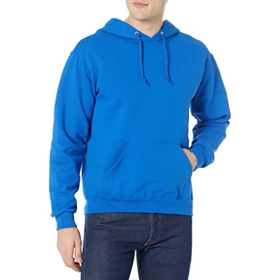 Image of Jerzees Men&#039;s Adult Pullover Hooded Sweatshirt, Royal, Medium