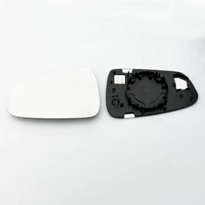 Image of Clip on Heated Base Convex Wing Mirror Glass fits TESLA Model S 2012 onward Left Passenger Side