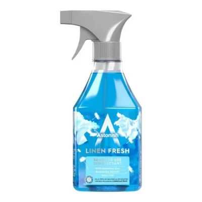 Image of Astonish Linen Fresh Ready To Use Disinfectant 550ml