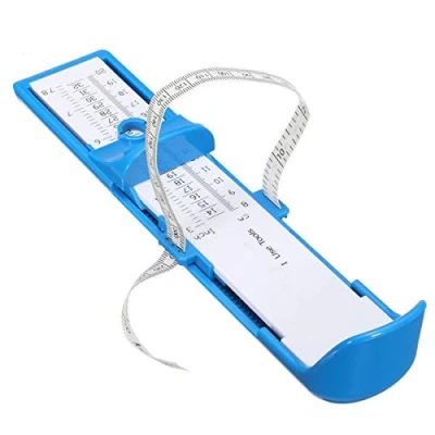 Image of Kids Infant Foot Measurer Toddler Baby Measure Gauge Children Measuring Tool Shoes Size Ruler 0 20CM Professional Width Device For (Blue)