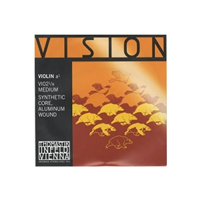 Image of Thomastik Einzelsaite für 1/8 Violine Vision A Saite Kunststoffkern, Aluminium umsponnen, mittel
