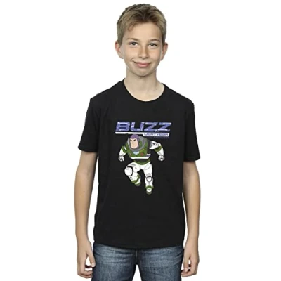 Image of Disney Boys Lightyear Buzz Jump to Action T Shirt Black 3 4 Years