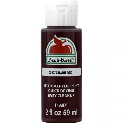 Image of Apple Barrel Acrylic Paint, Red, 59.1 ml (Pack of 1)