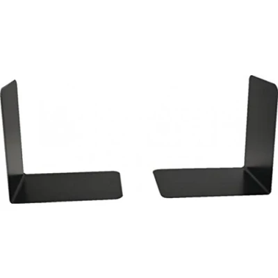 Image of Hangzhou Topline 140 mm Heavy Duty Metal Bookends Black (Pack of 2)