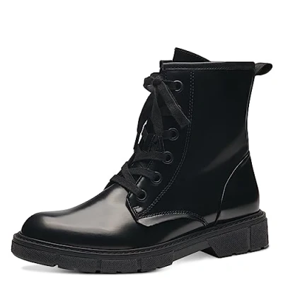 Image of MARCO TOZZI Women&#039;s 2 25282 41 Boot Flat, Black Brush, 5