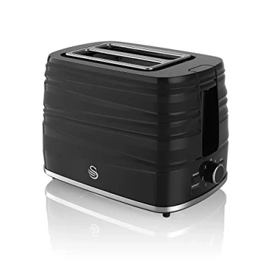 Image of Swan Symphony 2 Slice Toaster Black