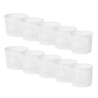 Image of 10 x Cheese Mould 5.5 5cm Variations Plastic Form Basket for