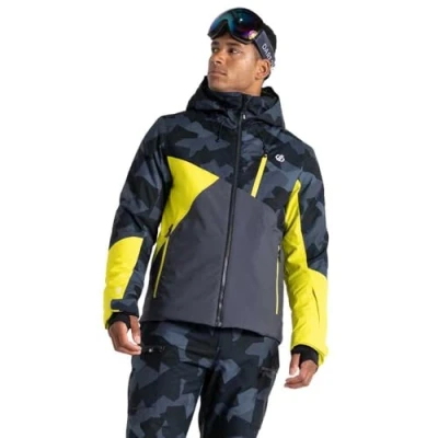Image of Dare 2b Mens Baseplate Jacket Neon Spring/Black Geo XS