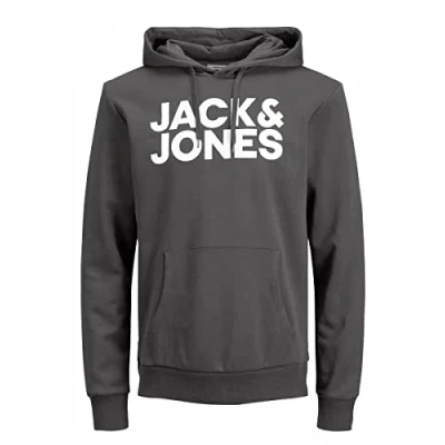Image of JACK &amp; JONES Men’s Logo Hoodie, M